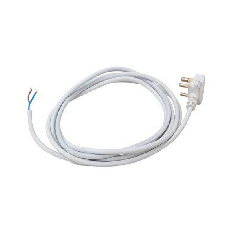 Cordset 5A (0.5mm² x 3 Core) - 3 Metres, White