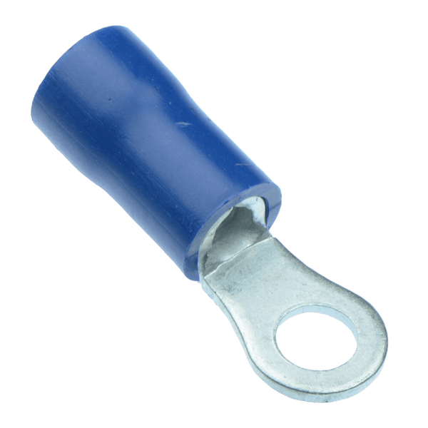 Insulated Blue 4 mm Ring Lug