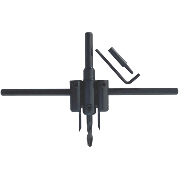 Tork Craft Adjustable Circle Hole Cutter - 30-200mm (Shank 9.5mm, Drill Bit Size 6mm)