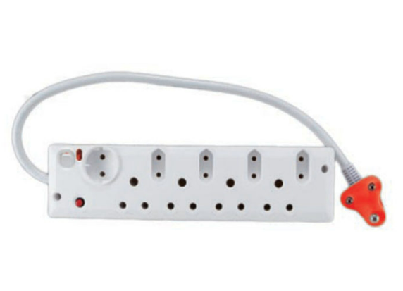 Ausma 9-Way Multi Plug - Surge Protected with Switch (Plugtop)