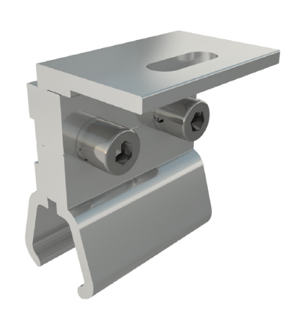 LX Solar - Klip-Lok / Safloc Mount Clamp 700 (Slotted + Flat Top Clamp)