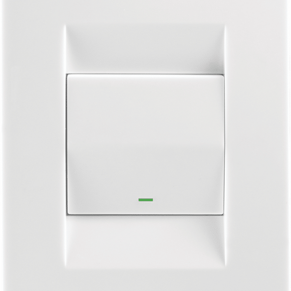 Crabtree Topaz Bell Press Dimmer Switch - 4×2 White
