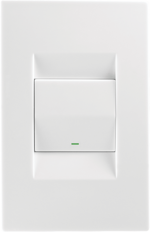Crabtree Topaz Bell Press Dimmer Switch - 4×2 White