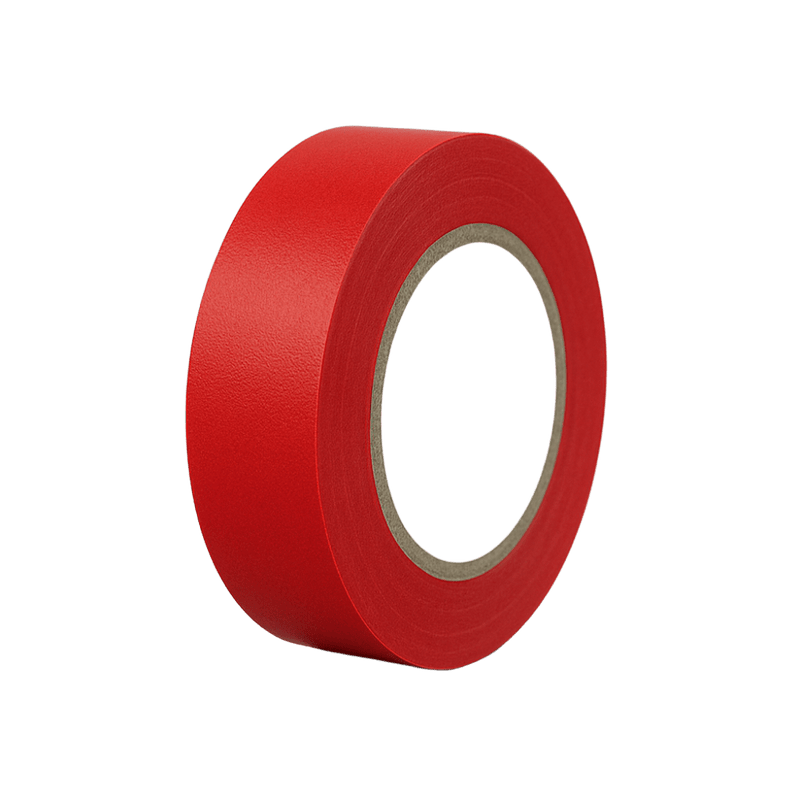 SR Insulation Tape PVC Red 0.18×18mm 20m Flame Retardant