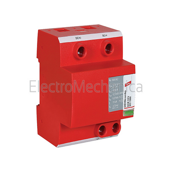 Dehnguard Surge Arrestor - 2P, 20-40kA, PV <1200VDC, Type 1+2