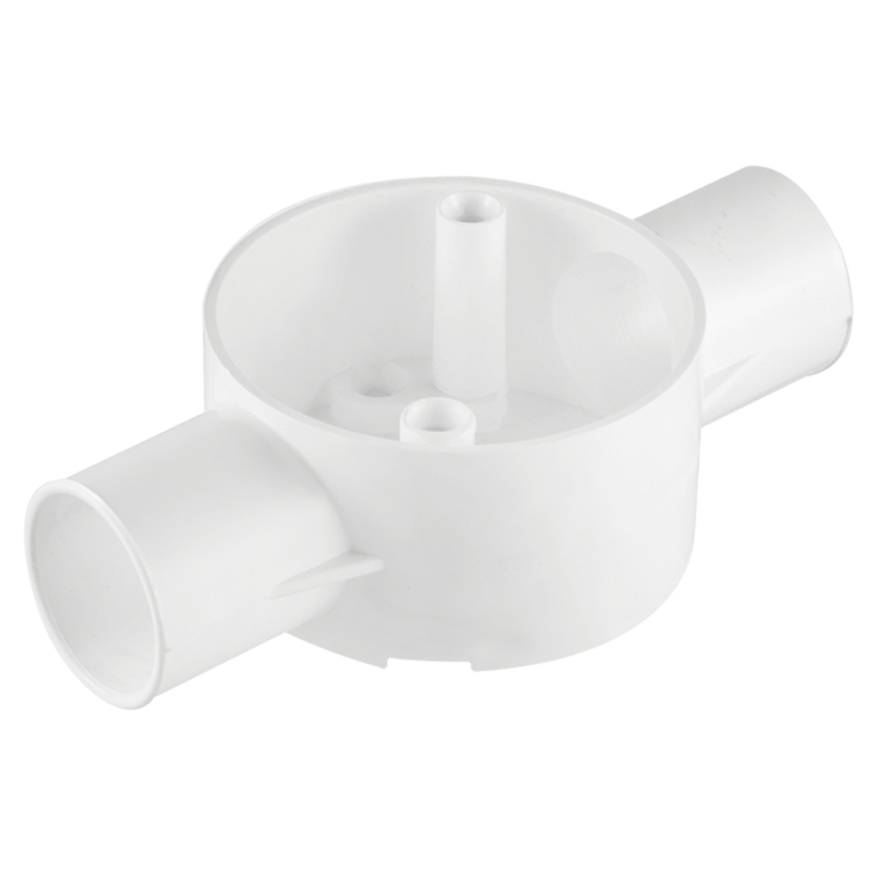 PVC 20 mm 2‑Way Side Entry Box
