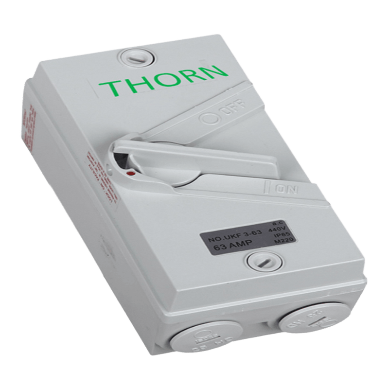 Enclosed Isolator Switch - 32A, 4-Pole, IP65, Lockable