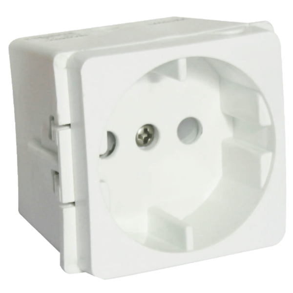 Veti 1 - 16A Schuko Socket Outlet White