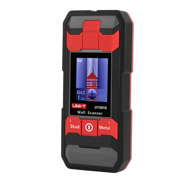 UNI-T Profession Wall Scanner Steel Bar/Copper Pipe/Cable/Metal Wood Detector, Voice Playback Backlit LCD