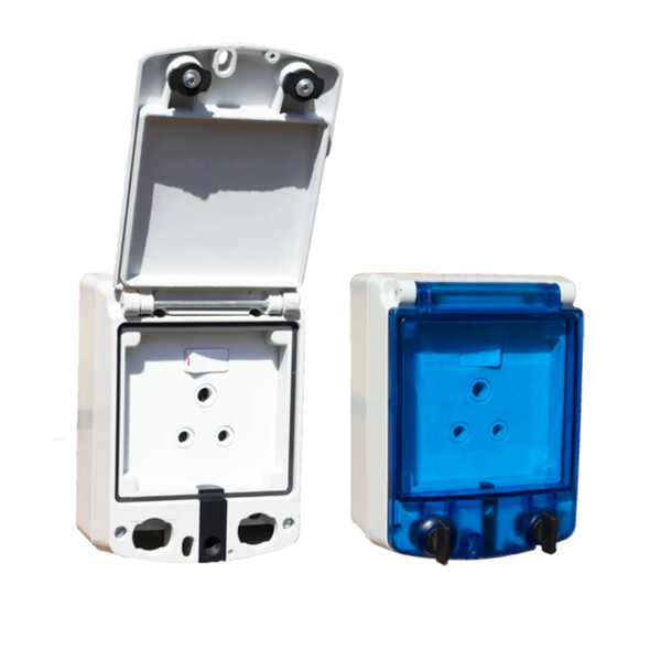 Allbro PSO‑1 Stealth Enclosure - GRP with Window & Plug, IP65, 176×132×94 mm