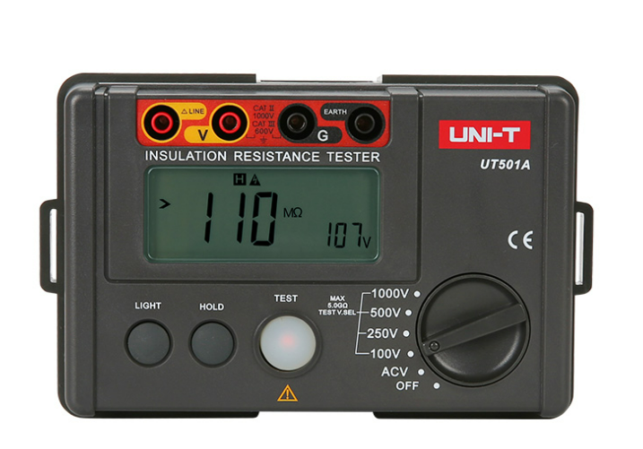UNI-T 1000V Compact Insulation Resistance Tester Ground Meter