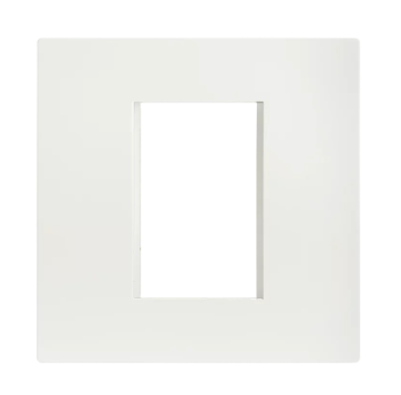 Crabtree Topaz 4×4 75×50 Grid 3‑Module Cover Plate - White