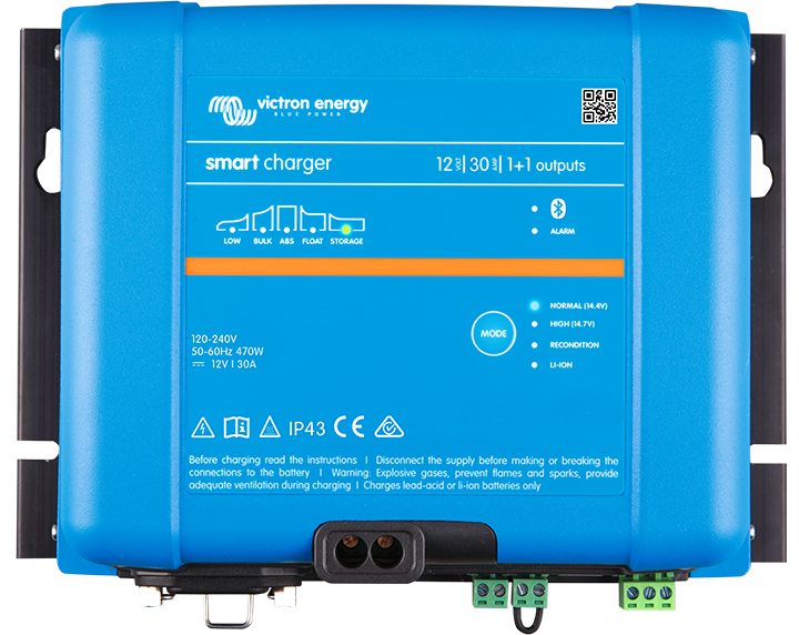 Victron Phoenix Smart IP43 Charger 12/50 (3) 120-240V