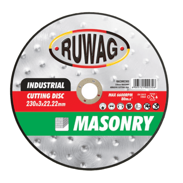 Ruwag 230mm × 3mm Cutting Disc/Blade - Steel (Industrial Grade)