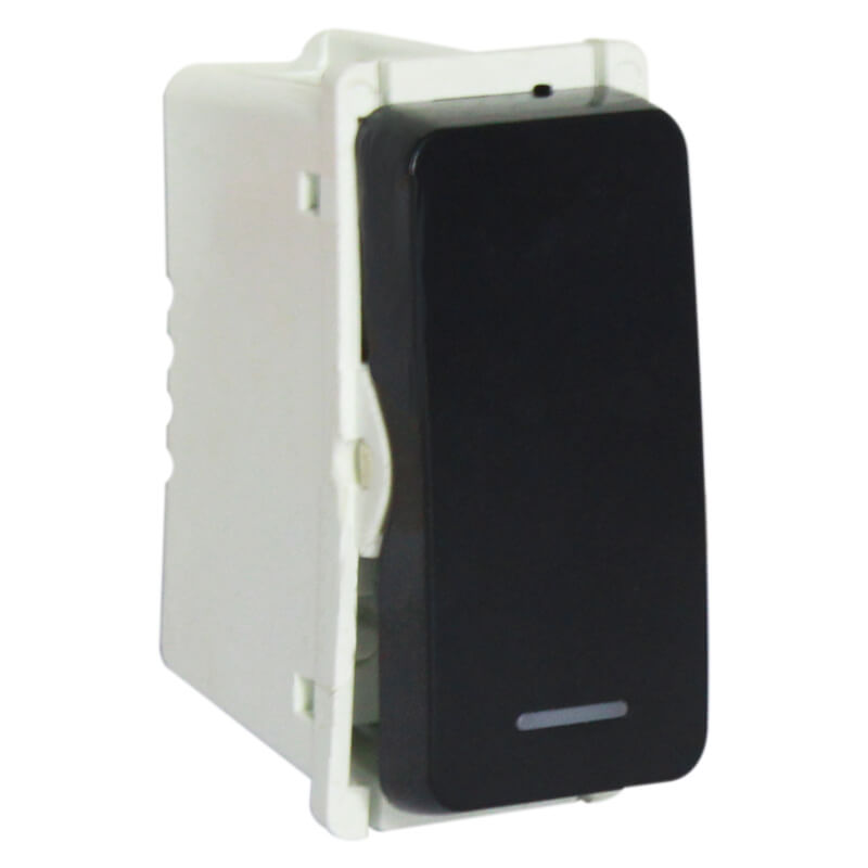 Veti 1 - 1 Lever 2 Way Switch Module Black