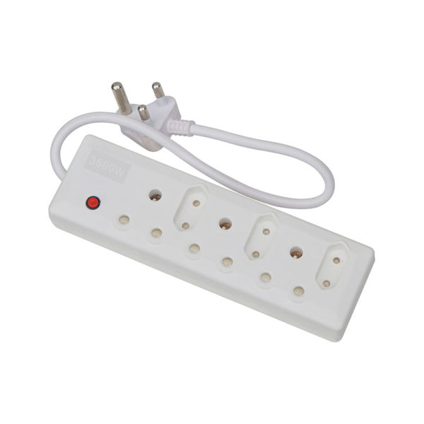 Ausma 6-Way Multiplug Adaptor - 3×16A RSA 3-Pin + 3×5A 2-Pin V-Slim