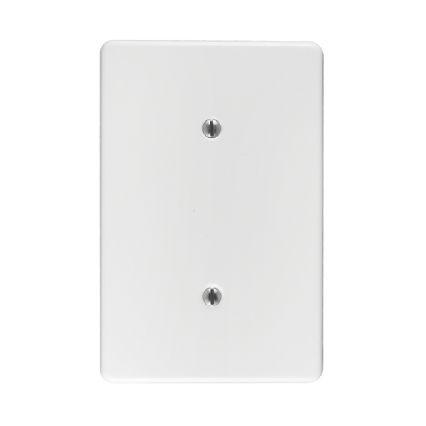 Crabtree Classic Blank Cover Plate - 4×2, White