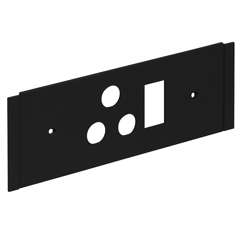 N8 Power Skirt SEZ Outlet Cover 16A SSO - Complete with Clips, Black