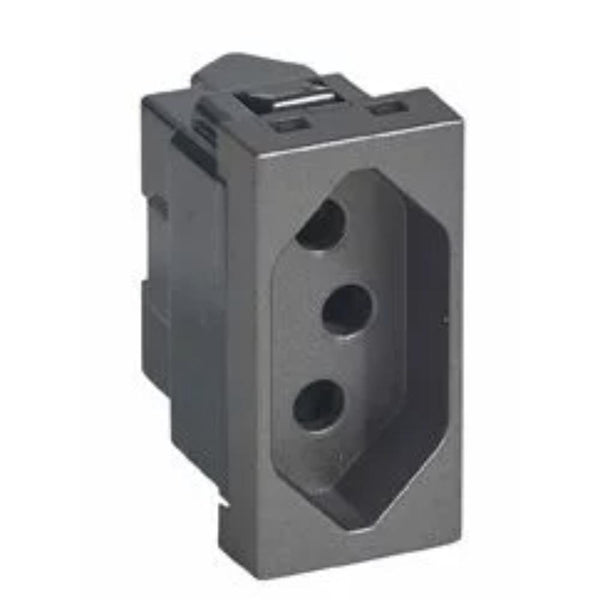 Legrand Arteor New RSA Socket - 2P+E, 1‑Module, Magnesium