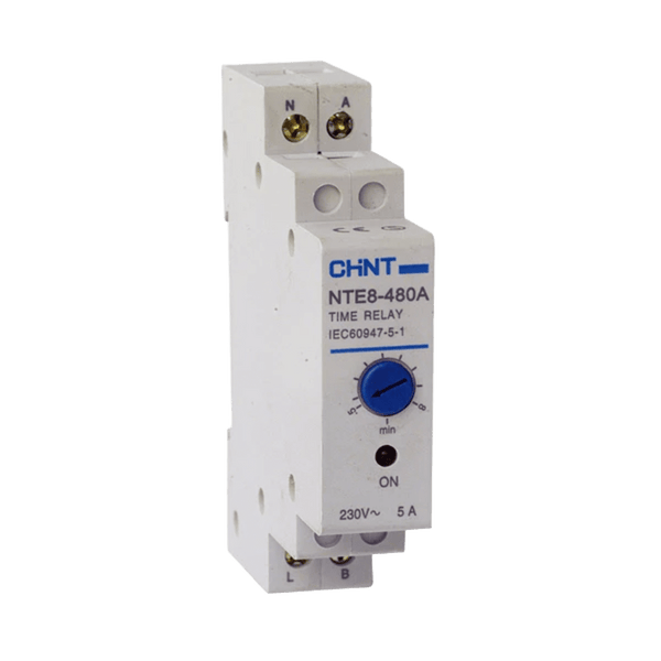 Chint NTE8‑10B DIN‑Rail Time Delay ON‑Timer 1-10Sec AC 230
