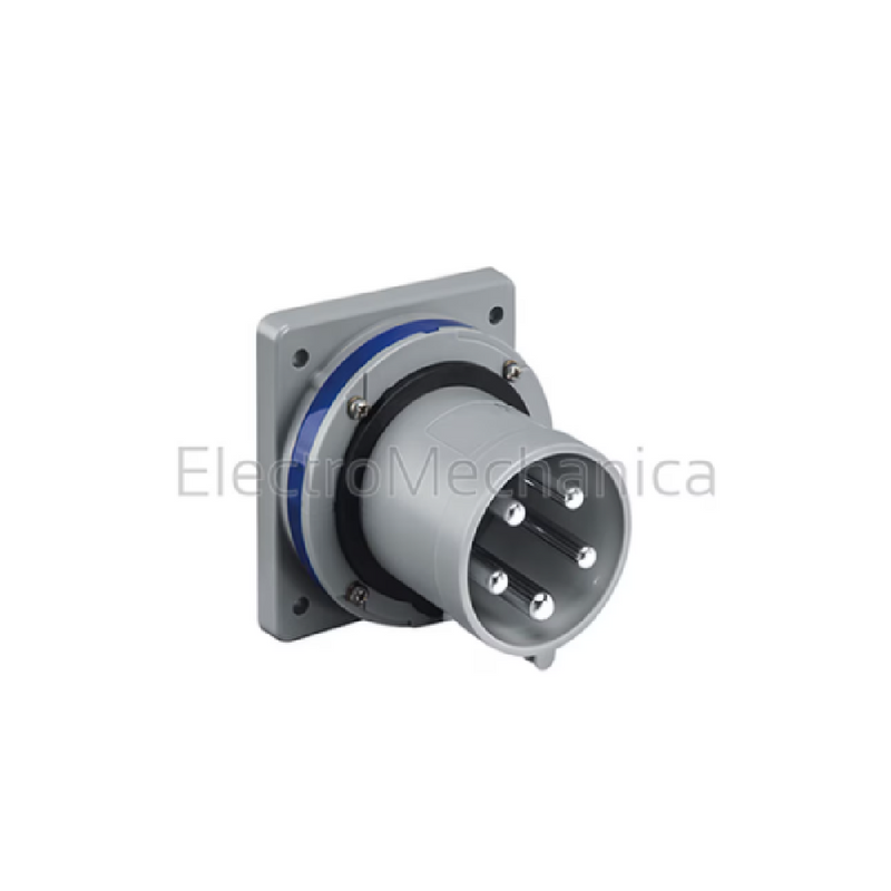 Scame CEE 63 A 2P+E Flush‑Mount Male Appliance Inlet - IP67