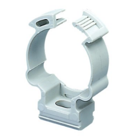 Gewiss Collar Clip Saddle for 20mm Conduit Grey Polymer UV Resistant