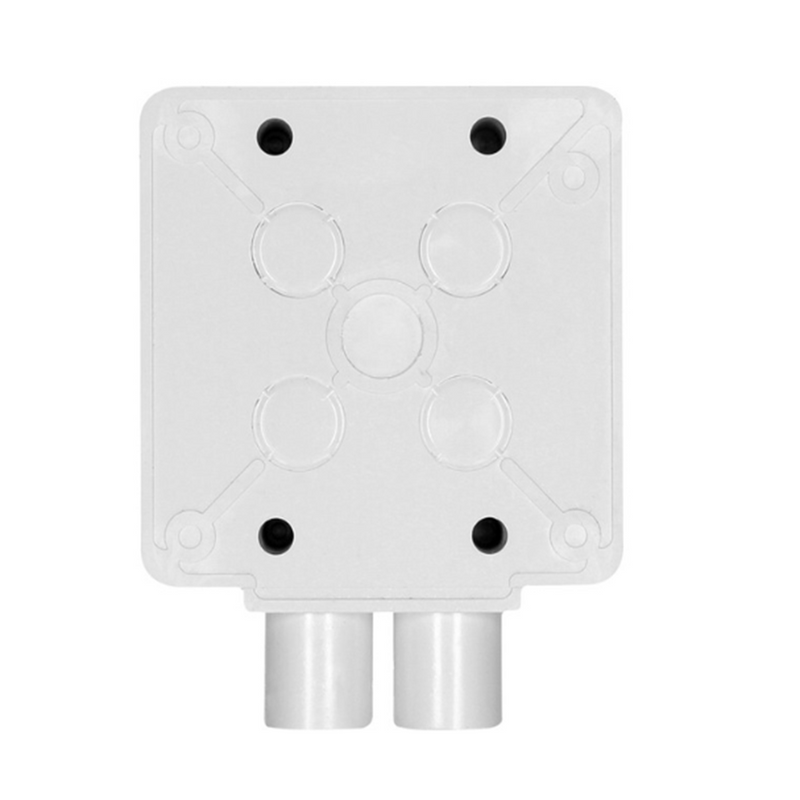 Crabtree PVC Wall Box 4×4, 50mm Deep with 2×20mm Spouts