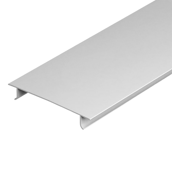 OBO Cable Tray Cover/Lid - Straight, PVC Grey, 3m × 127mm × 0.8mm