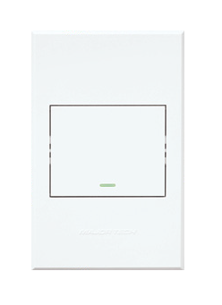 Veti 3 - 1-Lever 1-Way Switch 4×2 White Complete