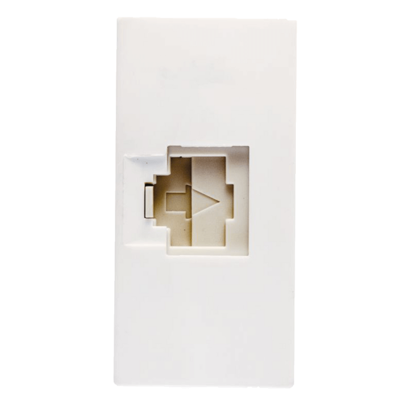 Crabtree Diamond CAT6 RJ45 Data Module - White