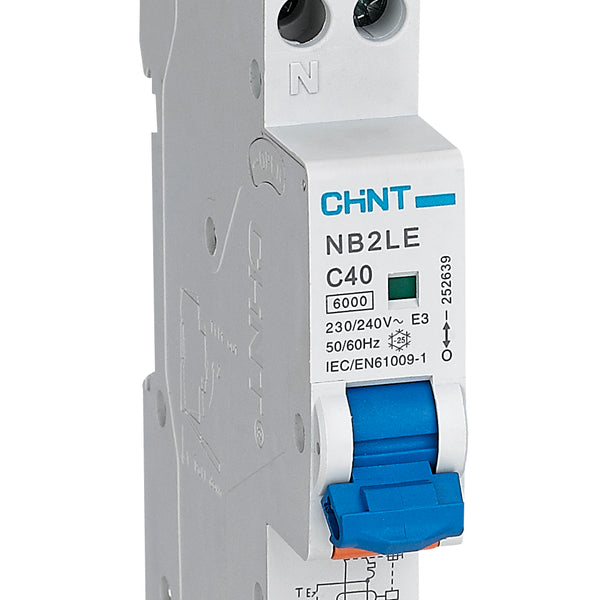 CHINT 6KA 1P+N 25A Earth Leakage 30mA OL Protection