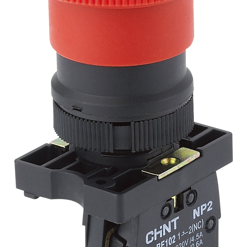 CHINT Pushbutton illuminated Red 1NC 110V-230VAC