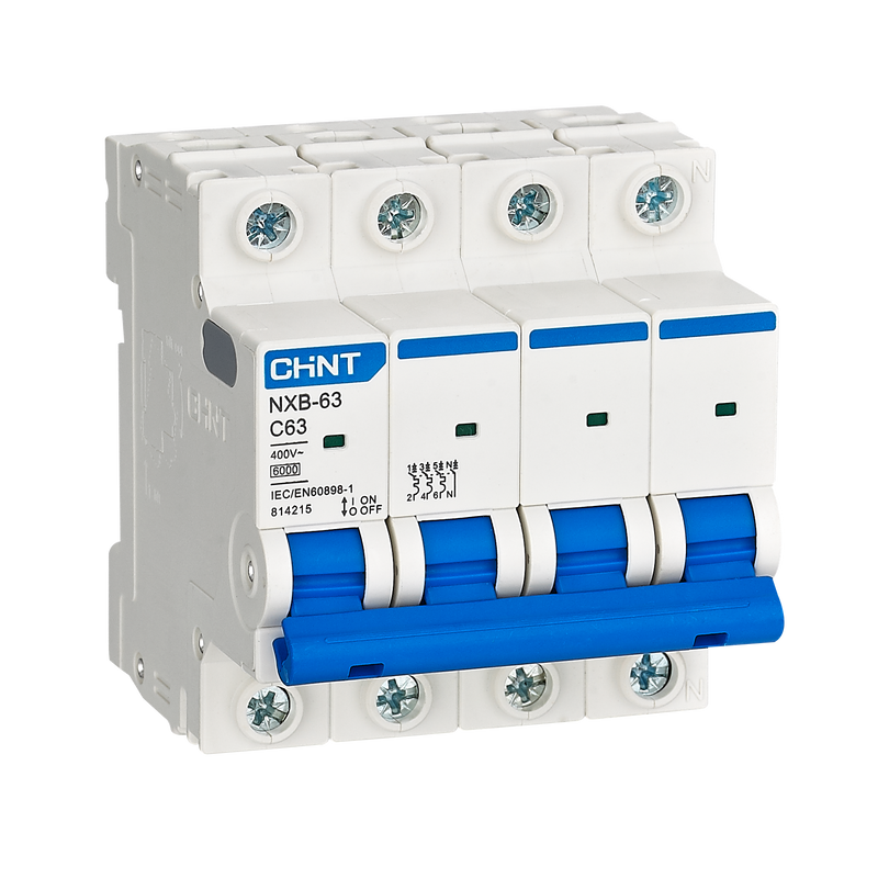 CHINT 6kA 4P 40A Circuit Breaker C-Curve