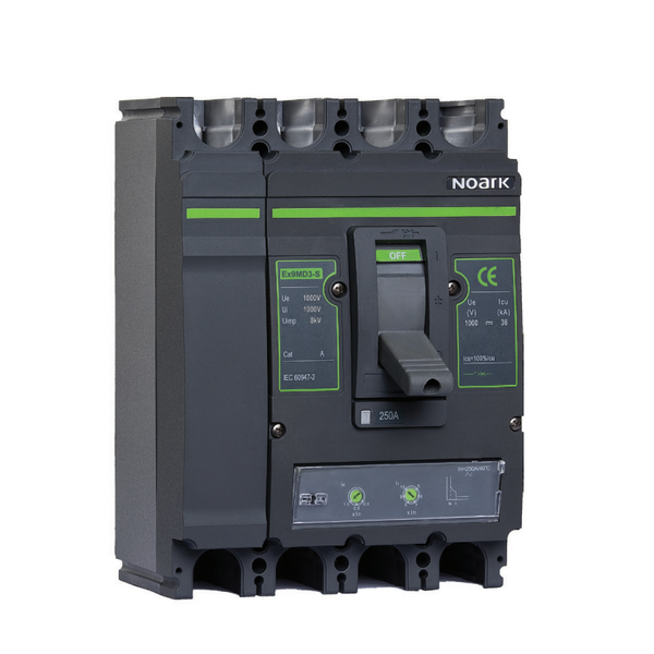 DC Adjustable MCCB 4P 1000V 25KA