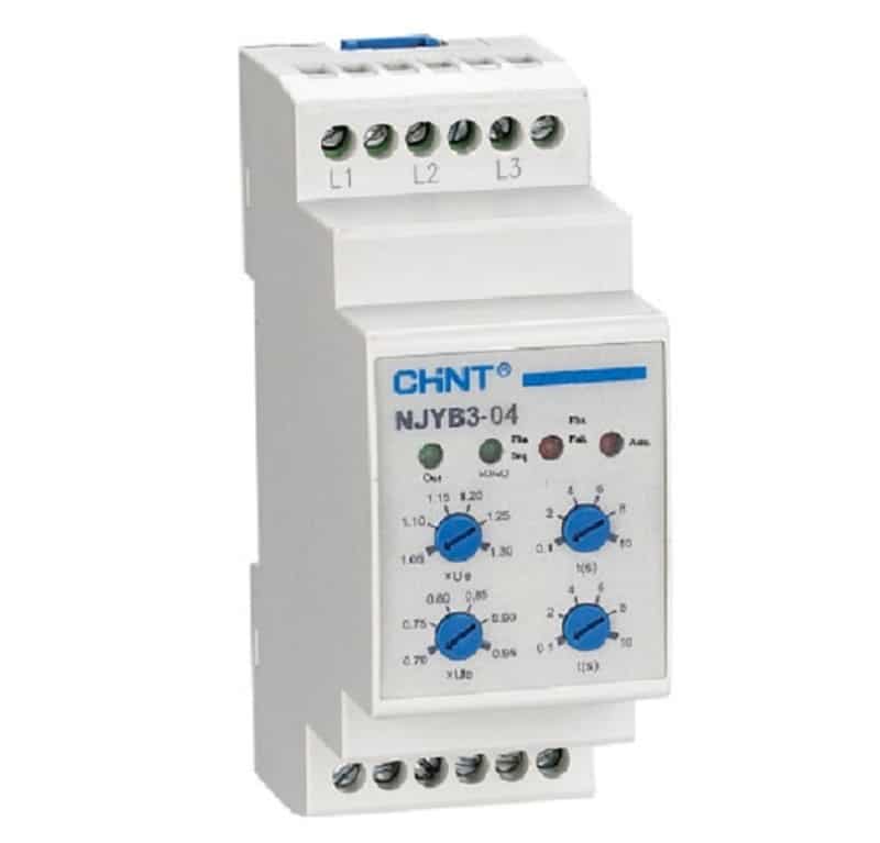CHINT Phase Failure Relay AC380V (3 phase) Din Rail 
(PF, OV, UV)