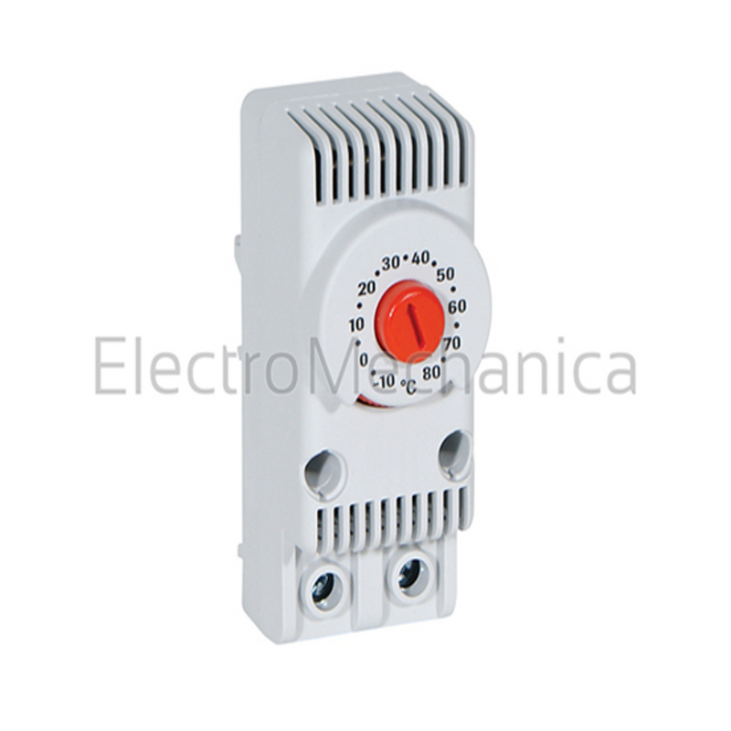 EM Thermostat Din Mount 1NC Red