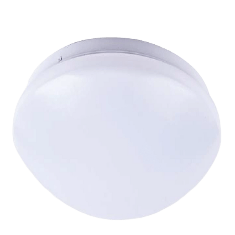 Starlit 12W LED Ceiling Light - Metal Base, Acrylic Diffuser, 230mm Ø, White, Daylight