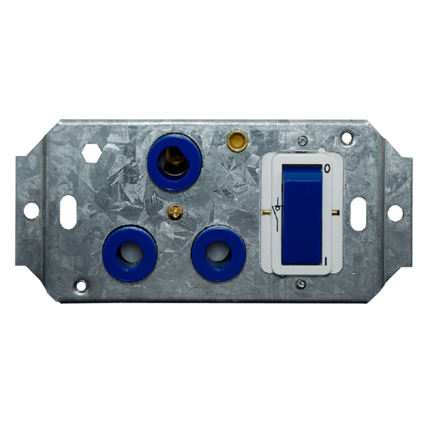 Crabtree Classic SSO - 1×16A Dedicated, Horizontal, 4×2, Blue