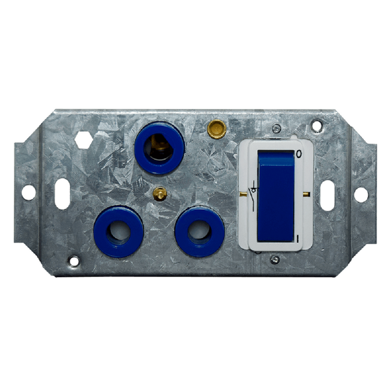 Crabtree Classic SSO - 1×16A Dedicated, Horizontal, 4×2, Blue