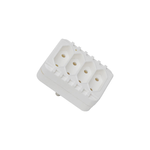Ausma Wall Plug Adaptor - 4×5A 2-Pin V-Slim