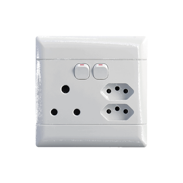 NUR Switch Socket - Single + Euro