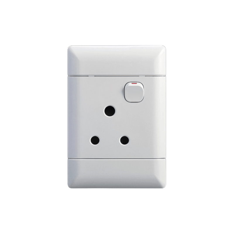 NUR Switch Socket - Single Dedicated, 100x50mm, Model NSSSD42