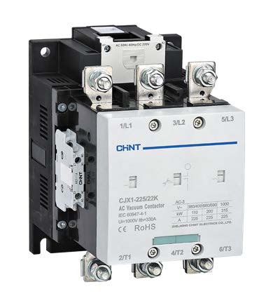 CHINT Vacuum Contactor 225A 3NO Main+2NO+2NC Aux 220V AC/DC