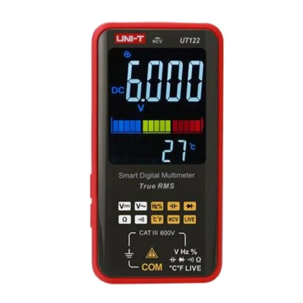 UNI-T Smart Digital Multimeter 600VAC/DC, True RMS, AC Voltage