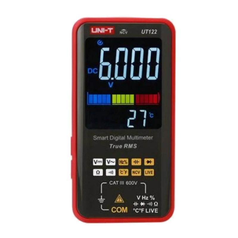 UNI-T Smart Digital Multimeter 600VAC/DC, True RMS, AC Voltage
