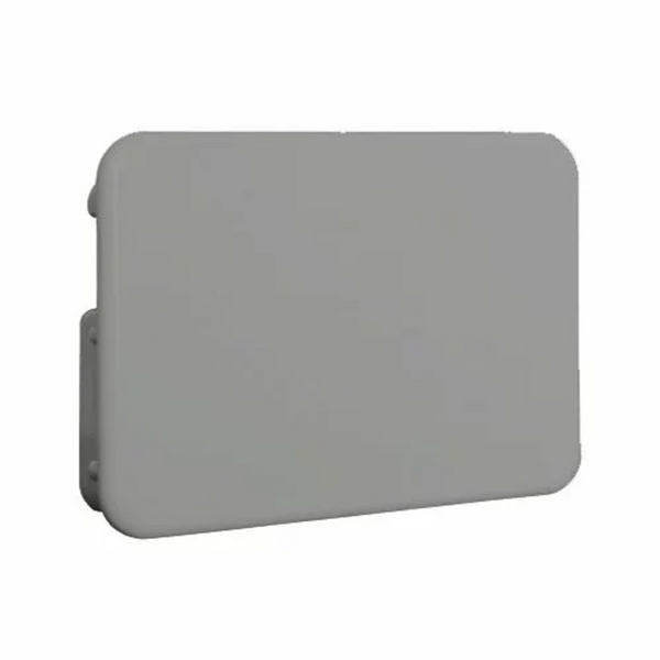 Floor Trunking 70mm End Cap Grey