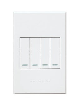 Veti 3 - 4-Lever 2-Way Switch 4×2 White Complete