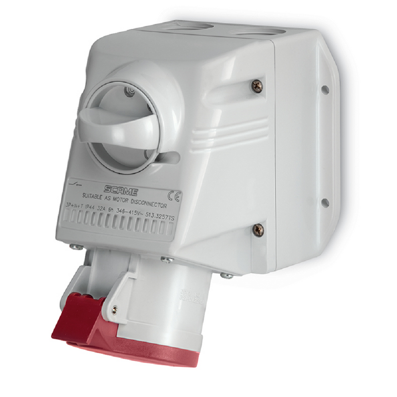 Scame CEE 16 A Surface Socket - 5‑Pin (3P+N+E), 400 V, IP54