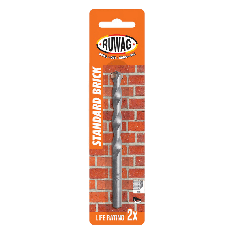 Ruwag 6 mm × 50 mm Usable × 110 mm Overall Drill Bit (Standard Grade, SDS‑Plus, Orange‑Card)