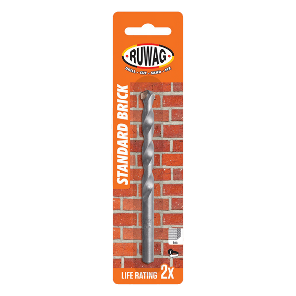 Ruwag SDS⁺ Drill Bit - 8 mm × 150 mm Usable × 210 mm Overall (Standard Grade, Orange‑Card)